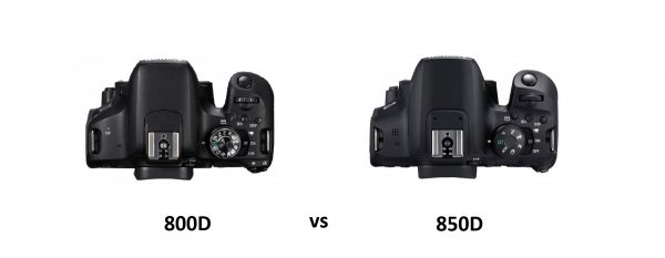  مقایسه دوربین 800D و 850D کانن