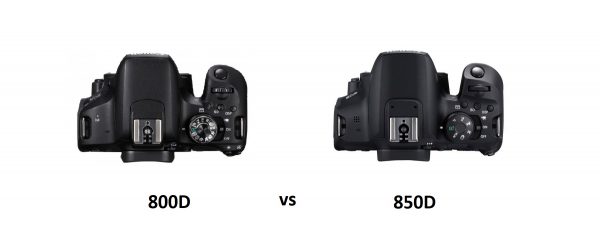 مقایسه دوربین 800D و 850D کانن