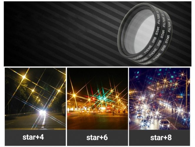 فیلتر ستاره ای موبایل Zomei Star+4 37mm